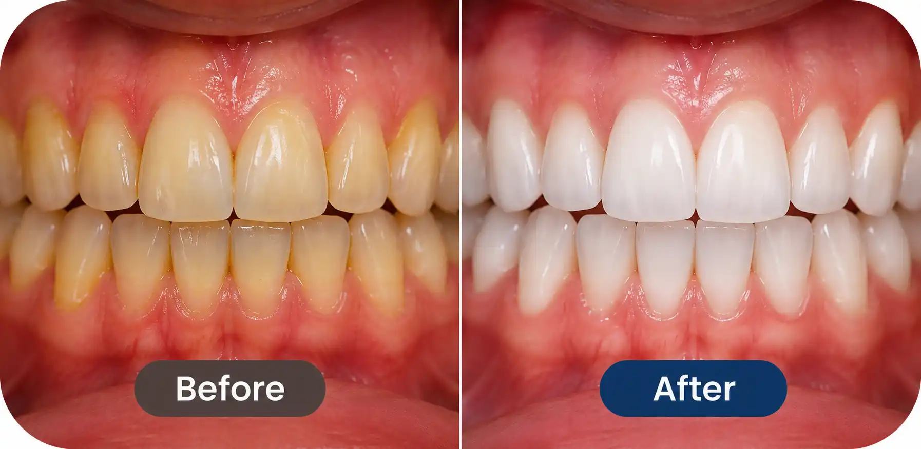 After Cosmetic Dentisry Treatment at Dr. KP's Confidenz Dental Care